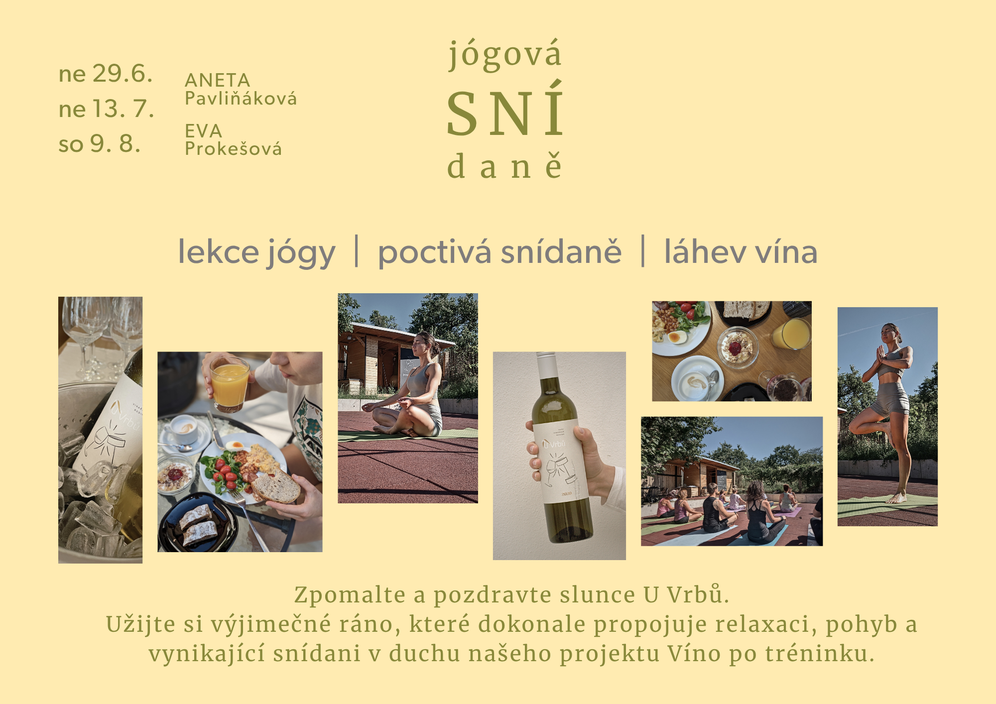 Jógová snídaně U Vrbů